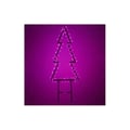 Miniatyrbillede 6 af 6: Lysende juletræ til plantning H140cm 140 LED RGB 48 effekter Wonder fjernbetjening Lotti
