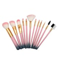 Miniatyrbild 2 av 2: Makeup Brushes Kit - Skönhet - 12 delar - Gradient Pink - Plasthandtag - Nylonhår