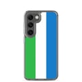 Miniatyrbild 1 av 2: Mobilskal – Sierra Leones flagga – Kompatibel med Samsung Galaxy S23 – Mjuk etui – Stöttålig och chockresistent – Pixelforma