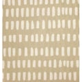 Miniatyrbild 1 av 2: MégaCréa DIY - DIY tygbit - Taupe med vitt mönster 50 x 140 cm