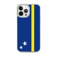 Miniatyrbild 1 av 2: Telefonfodral – Curaçaos flagga – Kompatibel med iPhone 13 Pro Max – Flexibelt fodral – Slitstarkt och stöttåligt - Silikon - Pixelforma