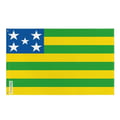 Miniatyrbild 1 av 3: Flagga Goiás – 192 x 288 cm – Hållbar Polyester – 2 Ögla i Metall – Inomhus / Utomhus – Pixelforma
