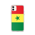Miniatyrbild 1 av 2: Mobilskal – Senegalflagga – Kompatibel med iPhone 11 – Flexibelt fodral – Slitstarkt och stötabsorberande - Silikon - Pixelforma