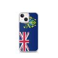 Miniatyrbild 1 av 2: Telefonfodral - PIXELFORMA - iPhone 13 mini - Flagga Pitcairnöarna - Mjuk - Transparent TPU