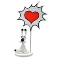 Miniatyrbild 1 av 2: Samlarfigur - Plastoy Astérix - Idéfix Love - Handmålad resin - 15,2 cm