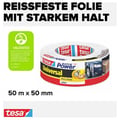 Miniatyrbillede 2 af 3: tesa® extra Power gaffatape tesa 56389-00002-06 hvid (L x B) 50 m x 50 mm gummi 1 stk.