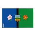 Miniatyrbild 1 av 3: Lloydminster Flagga – 128 x 192 cm – Hållbar Polyester – 2 Metallöglor – Inomhus / Utomhus – Pixelforma