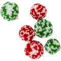 Miniatyrbild 1 av 2: MégaCréa DIY - Rund pompon i tvåfärgad ull 20 stycken