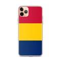 Miniatyrbild 1 av 2: Mobilskal - PIXELFORMA - iPhone 11 Pro Max - Tchadflagga - Transparent plast - TPU