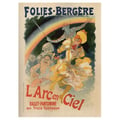Miniatyrbild 1 av 4: Legendarte - Folies Bergére Vintage Konstnärlig affisch - Målning, tryck på duk cm. 50x70
