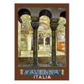 Miniatyrbild 1 av 4: Legendarte - Ravenna Vintage Tourist Poster - Målning, Canvastryck cm. 50x70