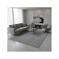 Miniatyrbild 1 av 3: Melis Home Moderna designmattor Grå 160 x 230 cm modern relief minimalistisk halkfri tvättbar mjuk sammet 12 mm