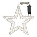 Pikkukuva 3 / 6: 3D valaiseva tähti Ø35cm valkoinen metallilanka 800 MicroLED FlashLED Diamond Lotti