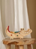 Miniatyrbild 6 av 6: Little Lights - Small Natural Wood Crocodile Night Light