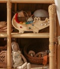 Miniatyrbild 2 av 6: Little Lights - Small Natural Wood Crocodile Night Light