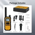 Miniatyrbild 6 av 6: Retevis RB648P Talkie-Walkie Vattentålig IP67, Lång Räckvidd, 6-Vägs Laddare, Gruppsamtal, 2000mAh, med LCD-Skärm för Byggarbetsplats
