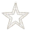 Pikkukuva 2 / 6: 3D valaiseva tähti Ø35cm valkoinen metallilanka 800 MicroLED FlashLED Diamond Lotti