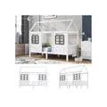 Miniatyrbillede 3 af 6: Seng til børn - MUVOE - Hjemmeseng - 200x90cm - MDF - Hvid - Sikker