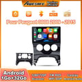 Miniatyrbild 1 av 6: AWESAFE Autoradio Android 13 för Peugeot 3008 (2009-2016) med 1Go+32Go 9'' Pekskärm GPS Bluetooth FM SD RDS