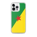 Miniatyrbild 1 av 2: Telefonfodral – Guyanas flagga – Kompatibel med iPhone 14 Pro Max – Mjuk fodral – Slitstark och stötresistent - Silikon - Pixelforma