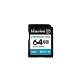 Miniatyrbild 1 av 5: SD-kort Kingston Canvas Go! Plus 64GB Klass 10 UHS-I U3 V30 200MB/s Svart
