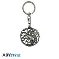 Miniatyrbillede 1 af 4: Nøgleholder - ABYSSE CORP - Targaryen - Sølvfarve - Metal - Officielt licenseret produkt