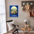 Miniatyrbild 4 av 4: Legendarte - Vintage turistaffisch Assisi - Målning, Canvastryck cm. 50x70