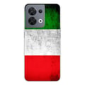 Miniatyrbild 1 av 6: 1001Coques - Silikonfodral kompatibelt med Oppo Reno 8 5G - Mönster italiensk flagga - Originaldesign tryckt i Frankrike