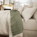 Miniatyrbild 1 av 2: Platt duk "Soline" alla dimensioner Tvättad lin - Soline Thym - 270 x 300 cm för King size säng - Soline Thym -