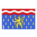 Miniatyrbild 1 av 3: Flagga Haute-Saône – 96 x 144 cm – Hållbar Polyester – 2 Metal Öglor – Inomhus / Utomhus – Pixelforma