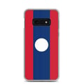 Miniatyrbild 1 av 2: Telefonfodral – Laosflagga – Kompatibel med Samsung Galaxy S22 – Mjuk fodral – Slitstark och stöttålig – Pixelforma