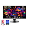 Miniatyrbild 1 av 6: Spel-PC-skärm - MSI - 31,5" - UHD - 240Hz - QD-OLED-panel - 0,03ms - Höj- och sänkbar - MPG 321URX QD-OLED