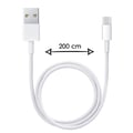 Miniatyrbild 3 av 4: USB Type C-kabel - PH26 - Oukitel WP28S - 2 Meter - Snabbladdning/Synkronisering - Vit