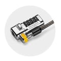 Miniatyrbillede 2 af 6: KENSINGTON ClickSafe Universal Combination Laptop Lock sikkerhedskabel - 1,8 m