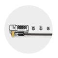 Miniatyrbillede 4 af 6: KENSINGTON ClickSafe Universal Combination Laptop Lock sikkerhedskabel - 1,8 m