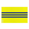 Miniatyrbild 1 av 3: Cochinchinens flagga – 90 x 150 cm – Hållbar polyester – 2 metallöglor – Inomhus / Utomhus – Pixelforma