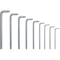 Miniatyrbild 3 av 5: Bosch Set med 9 Torx-nycklar (multifunktionella nycklar i S2-stål; TX8-TX40; lång sida; rostfri yta, förvaringsbarre)