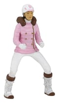 Miniatyrbild 2 av 2: Papo - vintermode ryttare figur