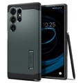 Miniatyrbild 1 av 6: Coque Spigen Tough Armor för Samsung Galaxy S24 Ultra (grön avgrund)