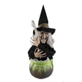 Miniatyrbild 1 av 3: Automatisera Halloween - PTIT CLOWN - Animerad häxa - 40 cm - Ljud- och ljuseffekter - Festlig dekoration