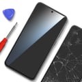 Miniatyrbild 2 av 4: Helskärm för Galaxy A56 OLED-panel + Touchglas + Mörkgrå chassi