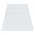 Miniatyrbild 3 av 4: Matta - Hög lugg - Shaggy Trevlig - 200 cm - Rund - 100% Polyester - Vit