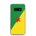 Miniatyrbild 1 av 2: Mobilskal – Guyana flagga – Kompatibel med Samsung Galaxy S10e – Mjuk fodral – Slitstark och stöttålig – Pixelforma