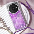 Miniatyrbild 3 av 6: Coque Cordon - AVIZAR - Xiaomi Redmi A3 - Stöttålig - Glittrig - Lila