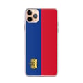 Miniatyrbild 1 av 2: Mobilskal – Liechtenstein Flagga – Kompatibel med iPhone 11 Pro Max – Mjukt skal – Slitstarkt och Stötsäkert - Silikon - Pixelforma