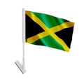 Miniatyrbild 1 av 3: Klistret flagga - Gambia - 14x21cm - Hållbar polyester - Lätt - Framsidan/baksidan