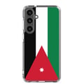 Miniatyrbild 1 av 2: Telefonfodral – Jordaniens flagga – Kompatibel med Samsung Galaxy S24 Ultra – Mjukt fodral – Stöttålig och chockresistent – Pixelforma