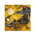 Miniatyrbild 1 av 4: Legendarte - Multi Panel Painting Cats - Natalia Goncharova cm. 150x150 (9 paneler)