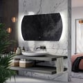 Miniatyrbild 4 av 4: ALASTA Baltimore LED-spegel 90x50 cm med touch-omkopplare