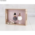 Miniatyrbild 2 av 2: Mjuka Tulle Pomponer assorterade, blå - grå nyanser, ø4cm+ø5cm, Box 8 st